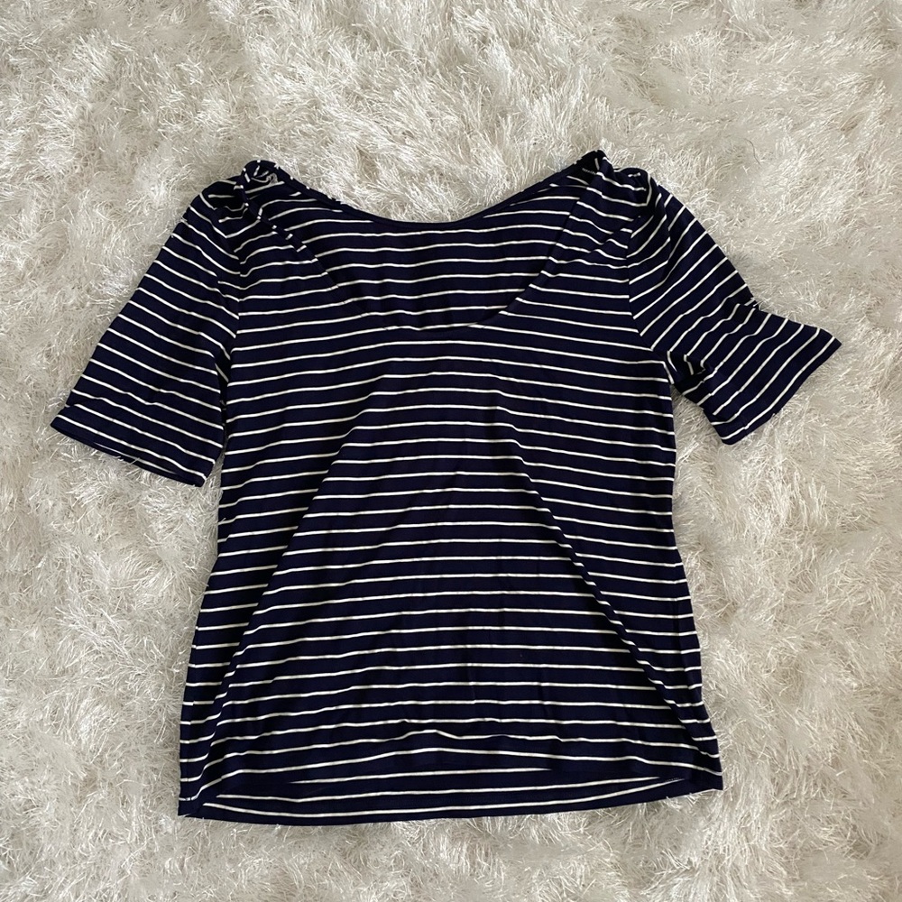 navy blue and white